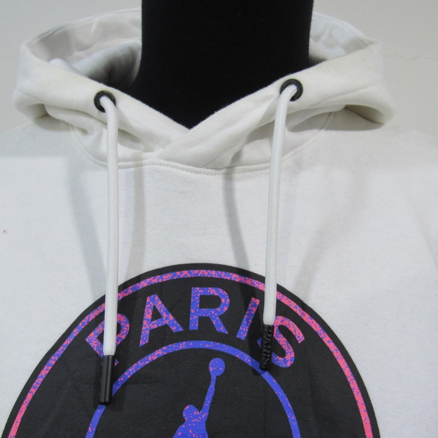Nike Jordan PSG Women’s Cropped White Hoodie Chest 38/40 UK M Sku Y15867 thumbnail 3