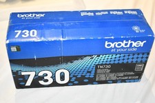 Brother TN730 Genuine Standard Yield Black Toner Cartridge OEM 1,200 Pages NEW