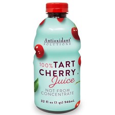 Antioxidant Solutions 100 Pure Tart Cherry Juice Not From Concentrate 32 fl oz