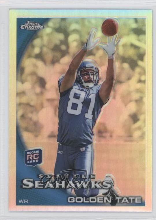 2010 Topps Chrome Refractor Golden Tate #C11 0f4