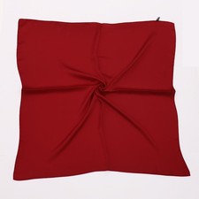 Women's Solid Color Silky Square Scarf 70x70cm Lightweight 11 Colors