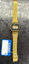CASIO Vintage Gold-tone Stainless Digital Watch