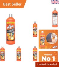 5 Pack Heavy Duty Drain Unblocker Gel - 1L Each, Ultimate Clog Destroyer