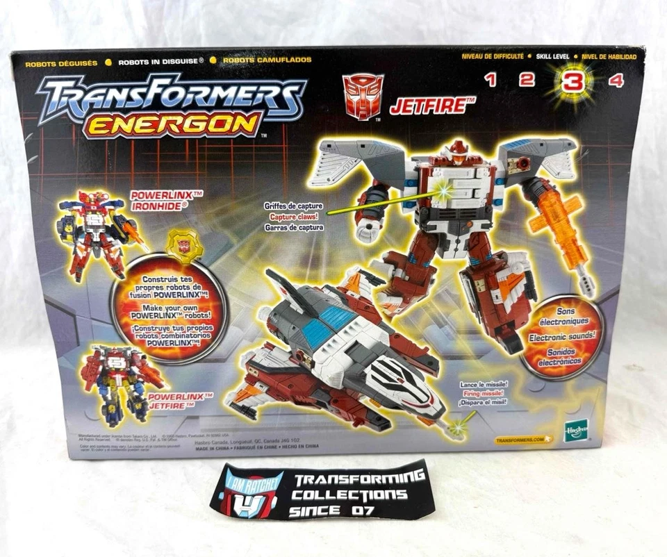 Transformers 2003 Energon Powerlinx Jetfire MISB - Image 2 of 2