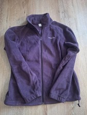 Columbia Women's Fuzzy Fleece Full Zip Jacket Purple, Size M