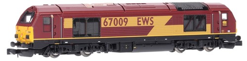 ND-101B Dapol Spur N Class 67 Diesel 67009 EWS weinrot - DCC ausgestattet | Condition: Used