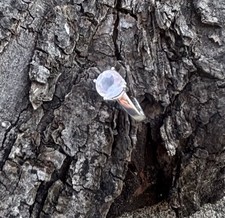 STERLING SILVER 925 Solitaire CUT PINK / ROSE QUARTZ Size 9