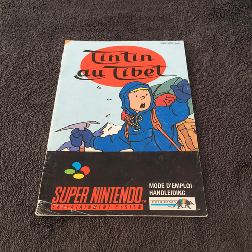 Jeu SNES – Tintin Au Tibet – Version PAL – Bon état