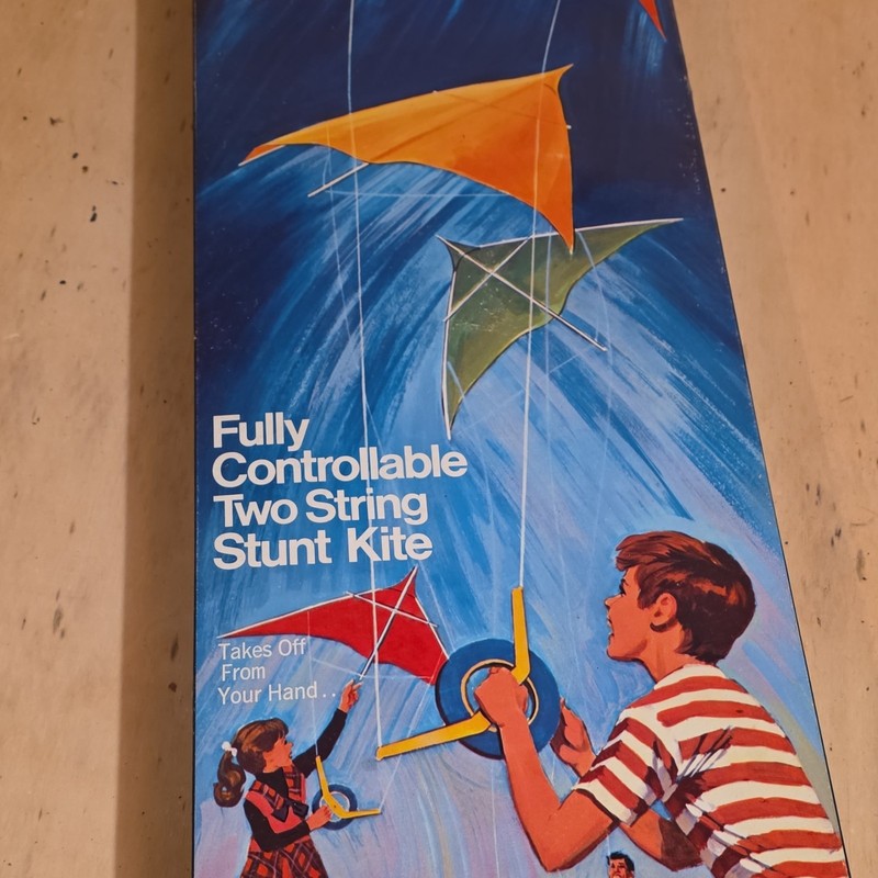 Fully Controllable Two-String Stunt Kite, Hand Launch (Takes Off From Your Hand)
