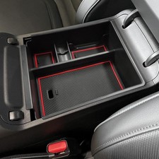 Center Console Organizer Tray Compatible with Tucson Limited/Hybrid/Tucson red