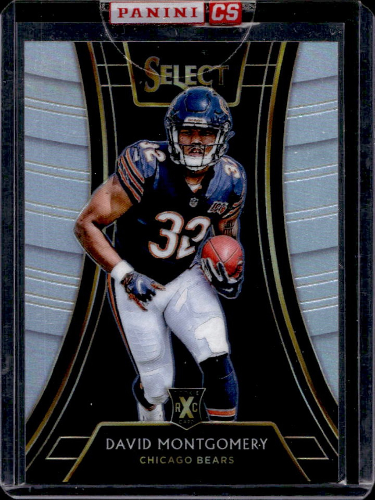 2018 Select David Montgomery 2019 XRC Prizm Redemption RC #309 Bears