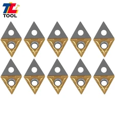20 Pcs Carbide Inserts TCMT21.51 TCMT110204 For Lathe Turning Tool Boring