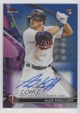 2021 Topps Finest Blue Refractor 42/150 Alex Kirilloff #FA-AKI Auto y6z