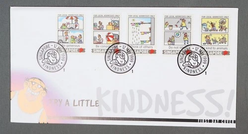 MayfairStamps Singapore FDC 1999 Little Kindness Local Addresses Combo First Day