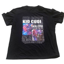 Kid Cudi Man On The Moon T Shirt Men  s Size Large Black Songwriter Tee