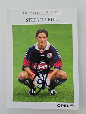 STEFAN LEITL FCB 10x15cm Autograph Signed Autograph Signed Original