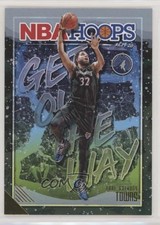 2019-20 Panini NBA Hoops Get Out the Way Winter Karl-Anthony Towns #3 et0