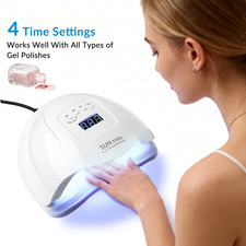 Rechargeable LED UV Nail Lamp Fast Curing Gel Polish Dryer Electric Manicure