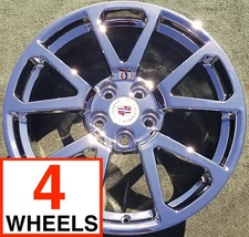 4 New CHROME Factory Cadillac CTSV Wheels Genuine OEM 19 inch Forged CTS-V Sedan