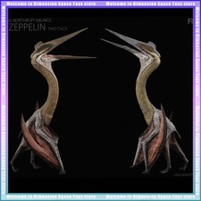 REBOR 1:35 Quetzalcoatlus Northropi Collectible Figure Two Pack