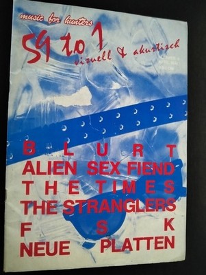 59to1 6 1985 The Stranglers Alien Sex Fiend R.W. Fassbinder Psychedelic Furs