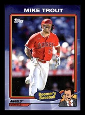 2024 Topps x Chris Berman: Boomer's Baseball #1 Mike Trout