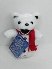 Frosted 7" GRATEFUL DEAD LIQUID BLUE BEAN BEAR Jerry Garcia Plush New