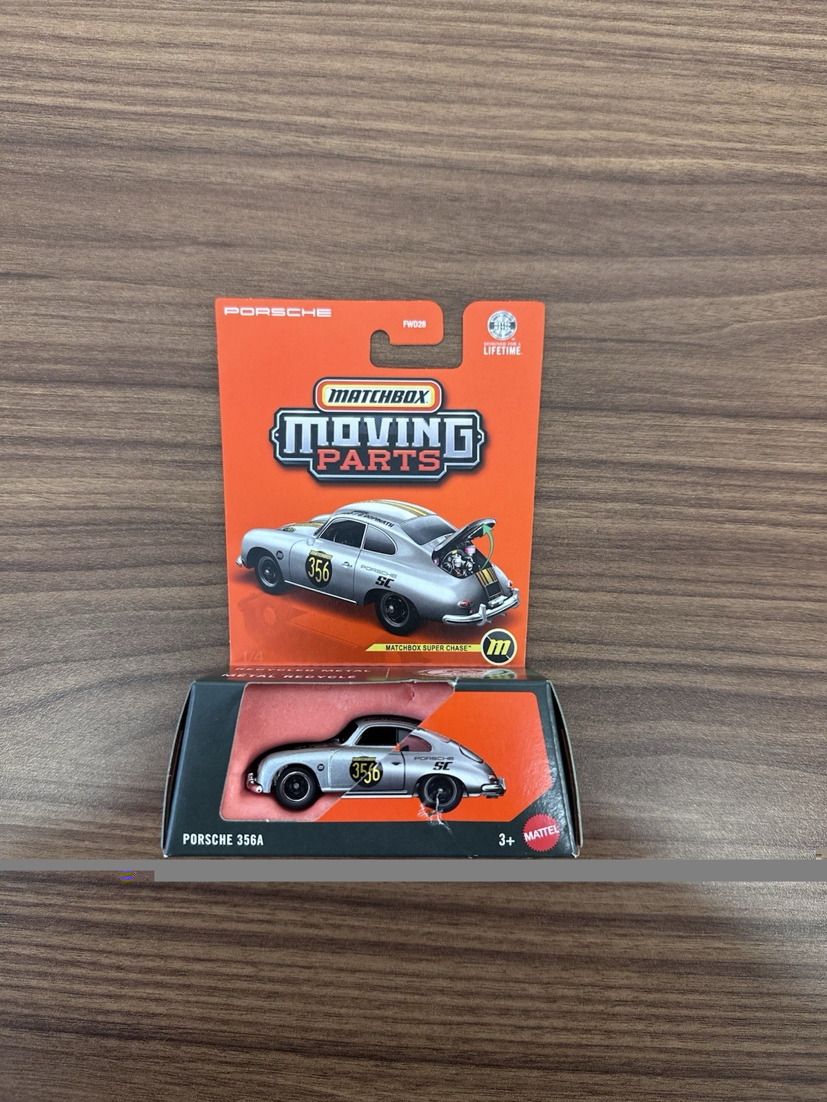 Porsche 356A Silver Super Chase 2026 Matchbox Moving Parts / Damaged Box
