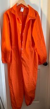 Spooktacular Creations Prisoner Costume M Orange Jumpsuit Adult Halloween Inmate