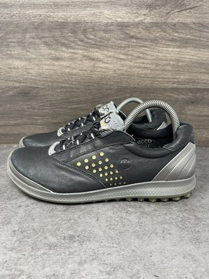 ECCO Biom Hybrid 2 Golf Shoes Womens Size 7 (38) Black Silver