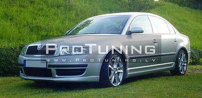 VRS Look Front Bumper Spoiler For Skoda Superb MK1 01-08 Splitter/ Skirt