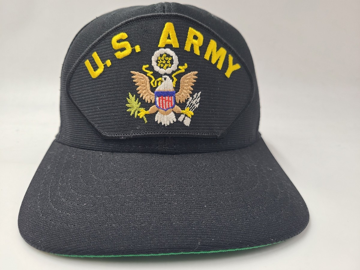 Vintage US Army Eagle Crest Snapback Hat Cap United States USA
