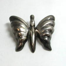 Vintage TAXCO MEXICO Sterling Silver Buttefly Pendant/Slide or Brooch/Pin