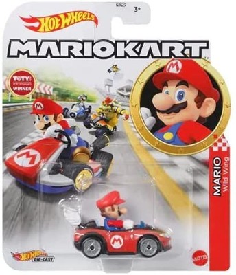 MARIO KART DieCast Auto MARIO WILD WING 5cm Maßstab 1:64 Hot Wheels GRN17