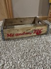Royal Crown Cola Wooden Advertising Crate 1979 Original Soda Brown Red — photo 1