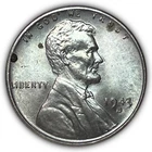 1943-D Lincoln Wheat Steel Cent Uncirculated UNC Coin #27425