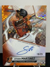 2025 Bowman’s Best Stivan Martinez No. B25-SMA Orange X-fractor /25