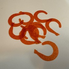 Wapsi Fly Tails Large Orange/Pearl-Silver Fla...