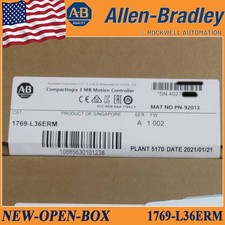 New Allen Bradley NEW PLC 1769-L36ERM CompactLogix 3MB Motion Controller