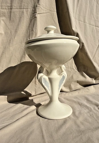 Vintag Royal Haeger Vase with lid- # 404 Egret / Heron / Pelican