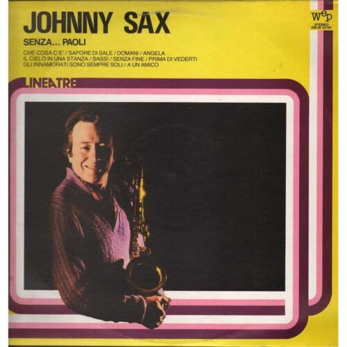 Johnny Sax Lp Vinile Senza .. Paoli / WEP ZNLW 33197 Linea TRE Nuovo - Picture 1 of 2