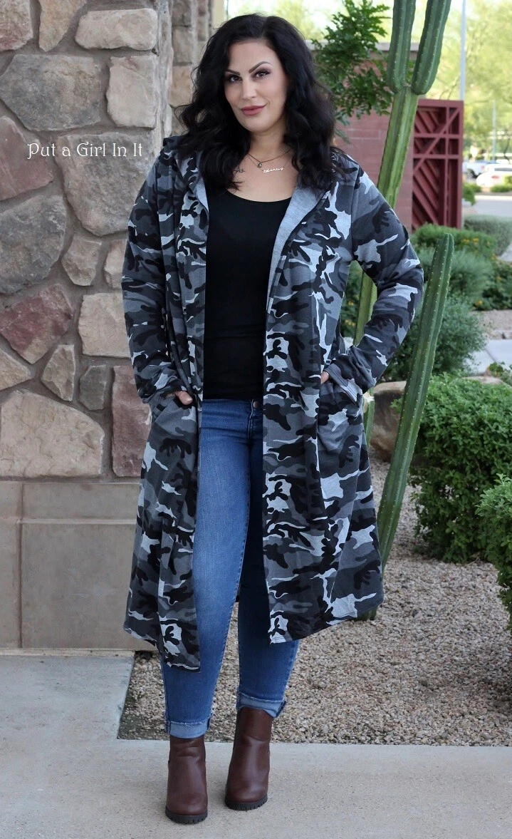 Camo cardigan hotsell