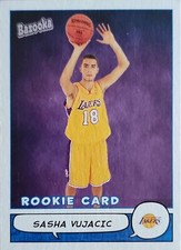 2004 Bazooka #202 Sasha Vujacic - Los Angeles Lakers 