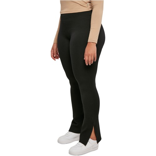 Urban Classics Ladies High Waist Side Slit Leggings Damen Sporthose Freizeit - Picture 20 of 21