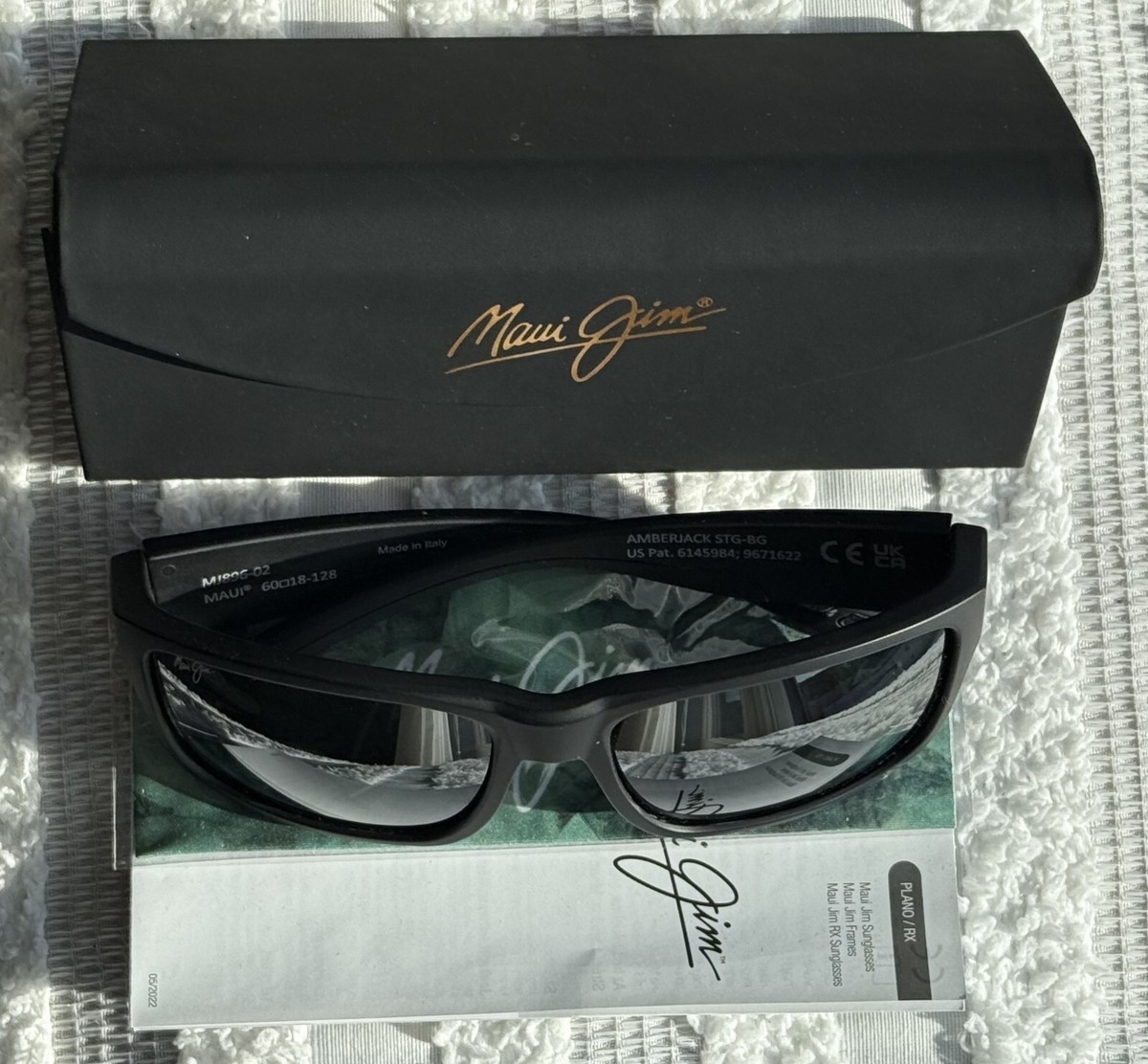 サングラス Maui Jim Maui Jim - AMBERJACK - grey amberjack matte blac $_57.JPG?set_id=880000500F