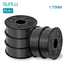 SUNLU PLA+ Silk 3D Printer Filament 1.75mm Spool No-Bubbles Lot of 3 /5/10KG US