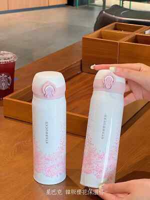 Starbucks Cherry Blossom Thermos Cup China Sakura 500ml Tumbler