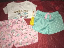 Brand New w/ Tags Carter's 3 Piece Unicorn Pajama Set Size 2T