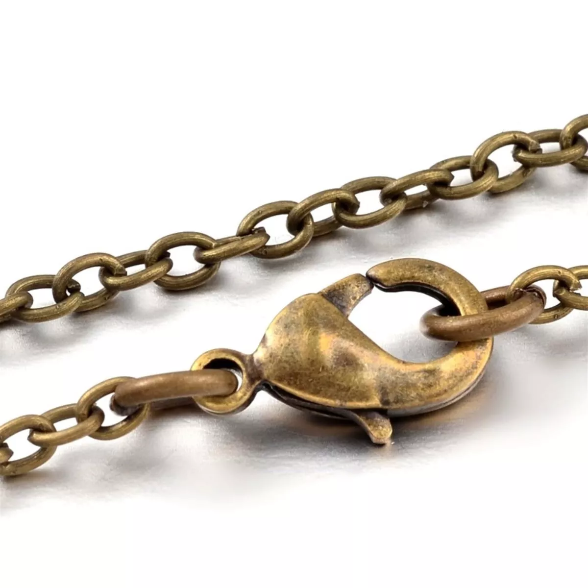 Antique bronze shop necklace
