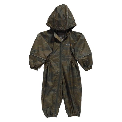 REGATTA PUDDLE SUIT KIDS BREATHABLE WATERPROOF ALL IN ONE RAINSUIT
